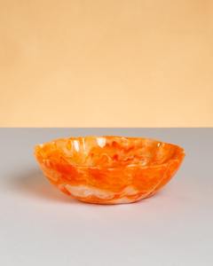 Tazón de Resina Brillante con Diseño de Espirales Coloridas, Ecológico, Duradero, Vajilla Moderna para Decoración de Mesa, Comida de Navidad y Fiestas - Product Image 4