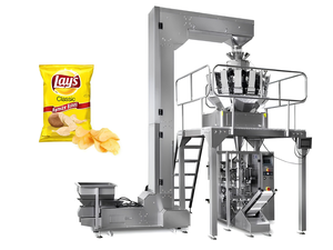 Machine d'emballage automatique à 14 têtes multi-poids de haute précision pour l'emballage de granulés alimentaires, commande PLC, entraînement électrique - Product Image 3
