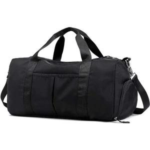 Bolsa Deportiva Huzu Enterprises HE-SB-1100 Roja y Gris de 600D, 30-40L, con Correa para el Hombro y Múltiples Bolsillos para Gimnasio, Fitness y Viajes - Product Image 1