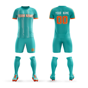 Maillot de football personnalisé pour homme, manches courtes, 100 % polyester respirant, sublimation, tenue d'équipe toutes saisons, taille adulte - Product Image 4