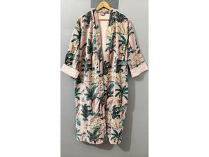 Luxury Velvet House Robe, velvet cotton Kimono Robe, Dressing Gown, wedding robe Bridesmaid winter bathrobe As show Picture - Product Image 2