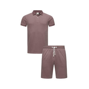 Nouvel ensemble polo et short décontracté deux pièces pour homme en fibre de bambou 100 % respirant, collection été 2026, vente en gros - Product Image 1