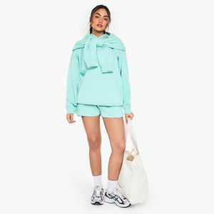 Nouveauté : Sweat-shirt en molleton léger pour femme, en coton biologique, respectueux de l'environnement, à manches longues, de qualité supérieure - Product Image 4