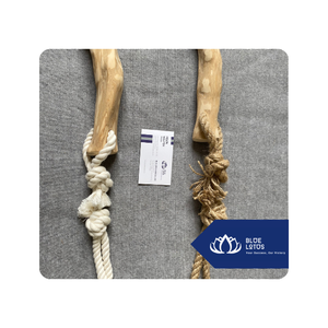 ของเล่นไม้สำหรับสุนัขพร้อมเชือกผูกปม ทนทาน วัสดุธรรมชาติ สำหรับสัตว์เลี้ยง ใช้ภายในอาคาร - Product Image 5