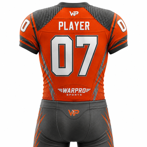 Uniforme de Fútbol Americano WARPRO Elite para Hombre, Jersey Sublimado con Cuello en V, Manga Corta, Ajustado, Absorbente de Humedad, para Toda Temporada - Product Image 3