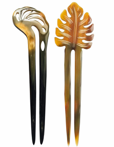 Nouvelle Arrivée Pince à Cheveux Torsadée Faite Main en Corne de Buffle Naturelle, Cadeau Idéal pour Femmes aux Chignons et Cheveux Longs - Product Image 6