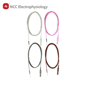 <strong>NCC</strong> Monopolar Straight Pin 13mmx0.4mm PVC Cable <strong>Clinical</strong> Diagnostic Equipment IONM EEG Subdermal Needle Electrode - Product Image 4