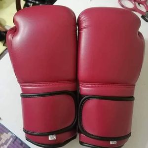 ถุงมือชกมวยหนังแท้ Pu พร้อมสายรัดแบบ Hook and Loop ขนาดสั่งทำได้ สำหรับใช้ในยิม - ถุงมือฝึกซ้อม - Product Image 1