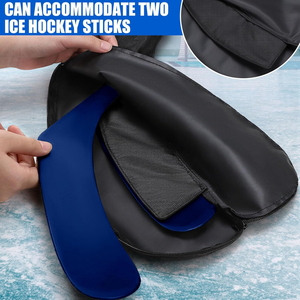 Cheap Custom Logo High Quality Field Hockey Bags Kit Ice Hockey Gear <b>backpack</b> Bag <b>Canvas</b> PU Hockey Duffle Goalie Puck Bag - Product Image 5