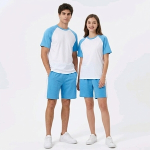 Clothing Manufacturer Custom Men's Color Block Thermal DTG Long Sleeve T-<b>shirts</b> Knit Screen Print <b>Waffle</b> Raglan Sleeves Tee - Product Image 3