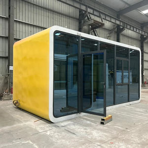 Casa Móvil Moderna Multifuncional de Fábrica, 26 <span class=keywords><strong>Metros</strong></span> <span class=keywords><strong>Cuadrados</strong></span>, Prefabricada, Tipo Cabaña Apple para Hotel o Campamento - Product Image 1