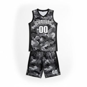 Uniforme de basket-ball personnalisé fabriqué au Pakistan pour hommes, jersey de basket-ball en polyester de haute qualité pour l'entraînement, personnalisable - Product Image 3