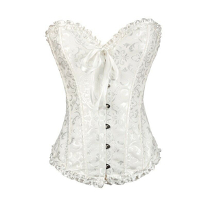 Corset Gothique en Satin pour Femme, Lingerie Bustier Vintage Victorien, Corset Bustier Sexy en Satin pour Femme, Style Gothique Élégant pour la Taille - Product Image 6