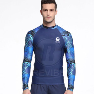 Nouvelle Arrivée - Rashguard Homme Personnalisable 100% Polyester Écologique Manches Longues Léger 180g Impression Numérique Coupe Flexible - Product Image 2