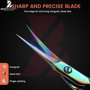 Tijeras para Cutículas con Forma Curva, Servicio OEM ODM, Duraderas, Ligeras, Personalizadas, Modernas, Precio al por Mayor - Product Image 2