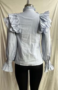 Chemise à manches longues style Oxford pour femmes, pour un look élégant en toutes occasions. Achetez directement auprès du fournisseur. - Product Image 2