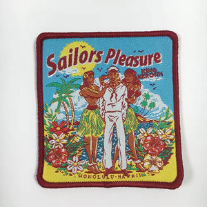 Best Selling Handmade Embroidered Reddito Sports Eco-Friendly Sew-On Woven Fabric Multi Color Patch Top Selling Online Sale - Product Image 3