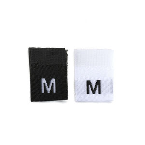 Nouvelle conception, logo de marque personnalisé, étiquettes de col de vêtement haute densité, étiquettes tissées pour vêtements, respirantes, OEM, prix abordable - Product Image 3