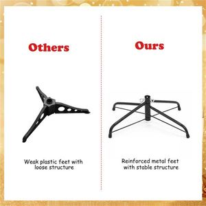 Albero di Natale Sottile a Forma di Matita da 1,5 m con 220 Rami Realistici in PVC, Finitura Effetto Neve, Design Salvaspazio per Angoli Ristretti - Product Image 3