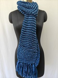 100% Soft Acrylic Unisex Knitted <b>Scarf</b> - Durable Winter Neck Warmer - Custom Logo Lightweight Crochet <b>Scarf</b> - Product Image 4