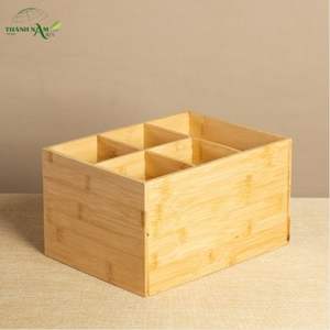 Organizador de Almacenamiento Plegable de Bambú Prensado de 5 Capas, Diseño Moderno Multifuncional - Product Image 2