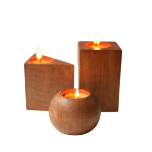 Vente en gros de bougeoirs décoratifs pour la maison, design élégant, bougeoirs en bois décoratifs à prix abordable - Product Image 6