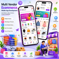 Desarrollo de Aplicaciones Móviles de Comercio Electrónico Multivendedor, Stock Linux, Multi-idioma, Seguimiento de Pedidos en Tiempo Real, Gestión de Vendedores, Android, Mac