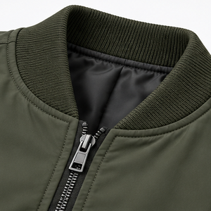 Blouson Bomber Homme OEM Vente en Gros Doublure Tricot Poche Manche Vêtements Urbains Commandes Acheteurs Sourcing - Product Image 6