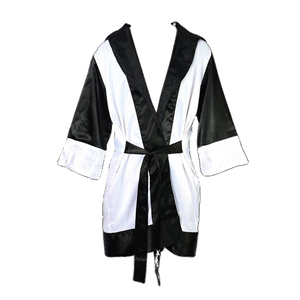 Bata de Boxeo Profesional Personalizable con Capucha, de Satén, Ligera y Cómoda para el Ring - Product Image 1