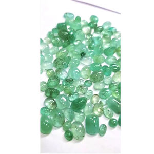 136 Piezas de Esmeralda Colombiana Natural de 8mm - 14mm, Cabujón Redondo Ovalado, 375 Quilates, Lote Iroc Sales, Buena Calidad, Panna Cab Suelta, US$300 - Product Image 3