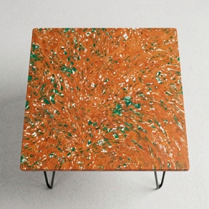 Table basse de salle à manger en plastique recyclé 4GoodThings, moderne, minimaliste, imperméable, durable, empilable, écologique, durable - Product Image 6