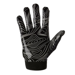 New Design Professional American Football Gloves High Quality Leather Moisture Wicking Windproof <b>Adjustable</b> <b>Strap</b> Wholesale - Product Image 5