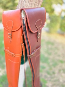 Housse de protection pour fusil de chasse en cuir véritable imperméable, résistante, personnalisée OEM, pour l'hiver - Product Image 3