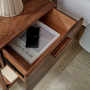 New Commercial Bedside Table with a Drawer | Wooden Nightstand for Apartment Bedroom Furniture Modern Design-Aswa - Product Image 6