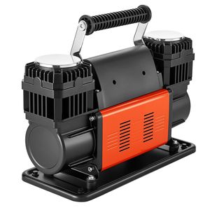 Compressore d'Aria Portatile a Doppio Cilindro 10.6CFM 12V 150PSI con Manometro Digitale per Fuoristrada - Product Image 1