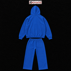 Conjunto Deportivo Personalizado Azul Cielo para Hombre, Sudadera con Cierre y Pantalones Jogger, Venta al Por Mayor de Ropa Deportiva Informal de Felpa - Product Image 6