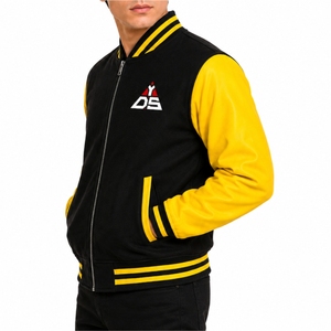 Custom Men Varsity <b>Jacket</b> Contrast Modern Casual Streetwear Style Comfortable Everyday Wear Quality Outerwear Fashion <b>Jacket</b> - Product Image 3