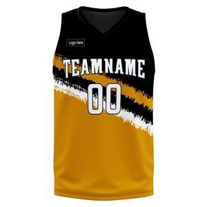 Uniformes de Baloncesto Personalizados al por Mayor, Uniformes Deportivos de Baloncesto Transpirables de Poliéster para Hombre - Product Image 1