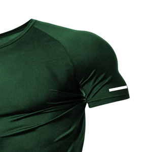 Camiseta Deportiva de Compresión para Hombre, Manga Corta, para Entrenamiento Atlético, Gimnasio, Fitness, Running, Ejercicio, Secado Rápido, Ligera - Product Image 4