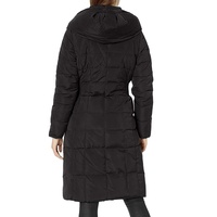 Blouson Bomber Long en Duvet Tricoté Décontracté pour Femme, 490 GSM, Isolation Thermique, Fermeture Éclair Intégrale, Hiver, Résistant à l'Eau, à Capuche, Extérieur, OEM