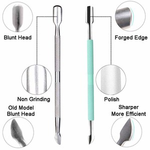 <b>Cuticle</b> <b>Trimmer</b> with <b>Cuticle</b> Pusher <b>Cuticle</b> Nipper Stainless Steel <b>Cuticle</b> Remover Cutter Clipper - Product Image 3
