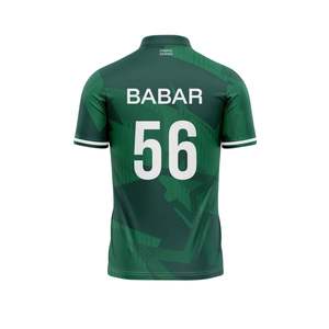 Camisetas de críquet de Pakistán T20 de secado rápido por sublimación, jersey y pantalones de críquet, uniforme de críquet para adultos y jóvenes, 100% poliéster - Product Image 2