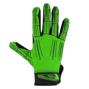 <b>Full</b> Finger Outdoor Sports Gloves Green Black PU Non <b>Slip</b> Unisex All Seasons - Product Image 6