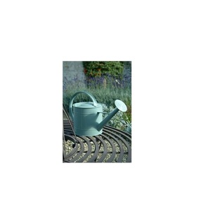 Industrial style metal watering can for heavy gardening long spout ergonomic handle rust resistant coating durable strong - Product Image 2