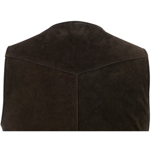 Gilet de chasse en cuir pour homme, noir, durable, vêtement de travail, gilet de pêche, doublure PC, coupe-vent, fournisseur chinois, vêtements d'extérieur - Product Image 4