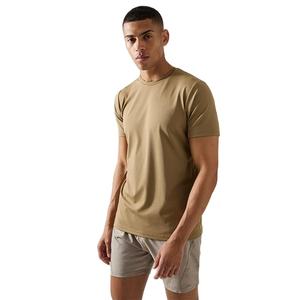 Camiseta Deportiva Elástica de Algodón y Poliéster, Diseño de Mangas Raglán, 220 g/m², para Hombre, para Gimnasio, Uso en Verano - Product Image 1