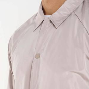 Chaqueta de Entrenador para Hombre, Servicio OEM 2026, Tela de Lona, Cuello Alto, Logotipo Frontal, Diseño Único, Ropa de Moda de Alta Calidad para Invierno - Product Image 4