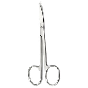 Tijeras Curvas para Láminas Dentales, de Acero Inoxidable, Longitud 110mm, Instrumento Dental de Precisión para Cortar Láminas Dentales y Materiales de Laboratorio - Product Image 2