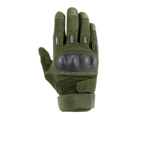 Guantes tácticos de dedo completo, de alto rendimiento, Color verde, con logotipo personalizado, venta al por mayor - Product Image 1