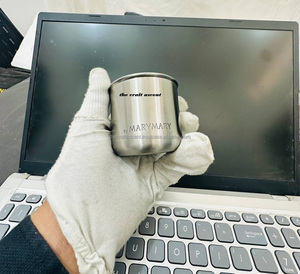 Vente en gros de bougie vide en acier inoxydable brossé personnalisé de haute qualité Décoration intérieure de luxe avec esprit d'occasion de Noël - Product Image 4